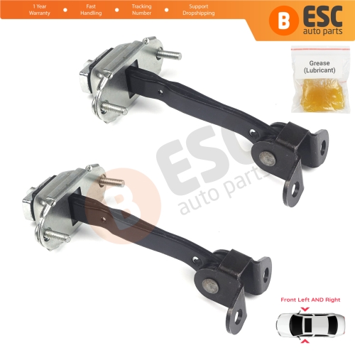 2 Pieces Front Door Hinge Stop Check Strap Limiter for Ford Mondeo MK1 MK2 Turnier 1992-2000 93BBF23500AG 