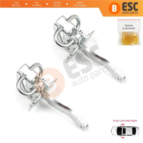 2 Pieces Front Door Hinge Stop Check Strap Limiter for Fiat Tempra 159 Tipo 160 4/5 Door 46424567 