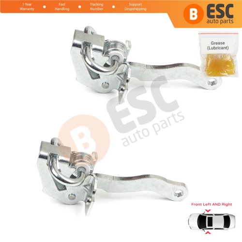 2 Pieces Front Door Hinge Stop Check Strap Limiter for Fiat Tempra 159 Tipo 160 4/5 Door 46424567 