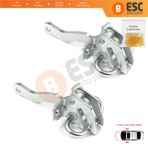 2 Pieces Front Door Hinge Stop Check Strap Limiter for Fiat Tempra 159 Tipo 160 4/5 Door 46424567 