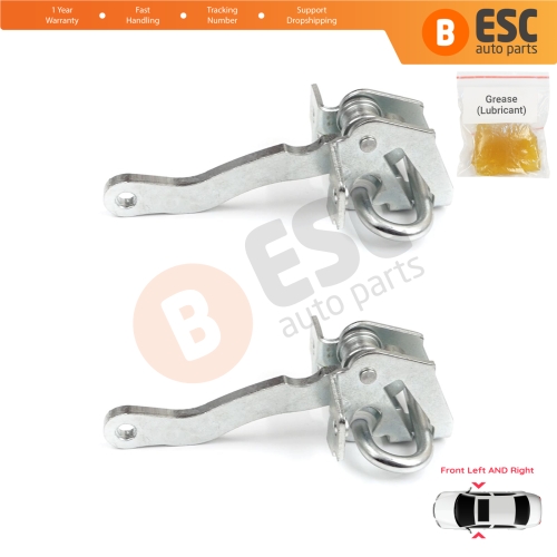 2 Pieces Front Door Hinge Stop Check Strap Limiter for Fiat Tempra 159 Tipo 160 4/5 Door 46424567 