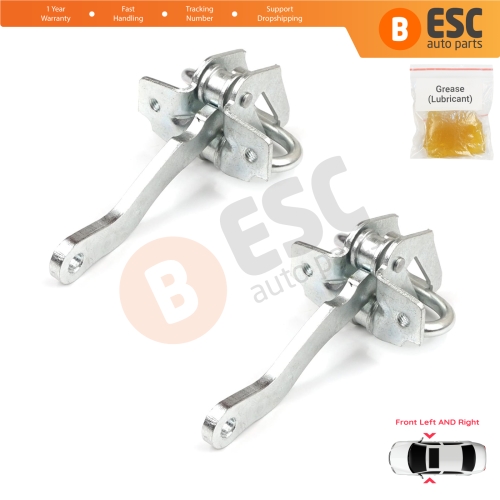 2 Pieces Front Door Hinge Stop Check Strap Limiter for Fiat Tempra 159 Tipo 160 4/5 Door 46424567 