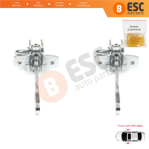 2 Pieces Front Door Hinge Stop Check Strap Limiter for Fiat Tempra 159 Tipo 160 4/5 Door 46424567 
