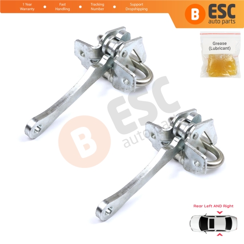 2 Pieces Rear Door Hinge Stop Check Strap Limiter for Fiat Tempra 159 Tipo 160 4/5 Door 46424566 
