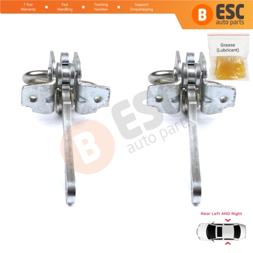 2 Pieces Rear Door Hinge Stop Check Strap Limiter for Fiat Tempra 159 Tipo 160 4/5 Door 46424566 