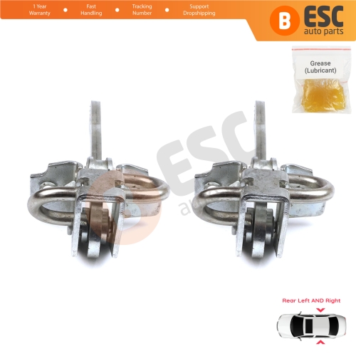 2 Pieces Rear Door Hinge Stop Check Strap Limiter for Fiat Tempra 159 Tipo 160 4/5 Door 46424566 