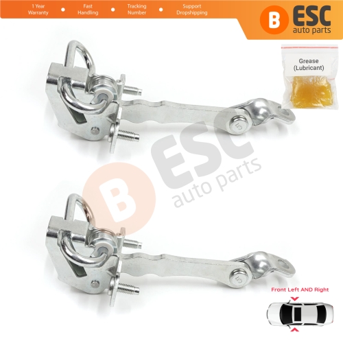 2 Pieces Front Door Hinge Stop Check Strap Limiter for Alfa Romeo 147 2001-2010 GT 937 2003-2010 50512115