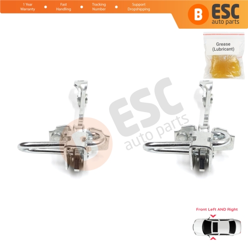 2 Pieces Front Door Hinge Stop Check Strap Limiter for Alfa Romeo 147 2001-2010 GT 937 2003-2010 50512115