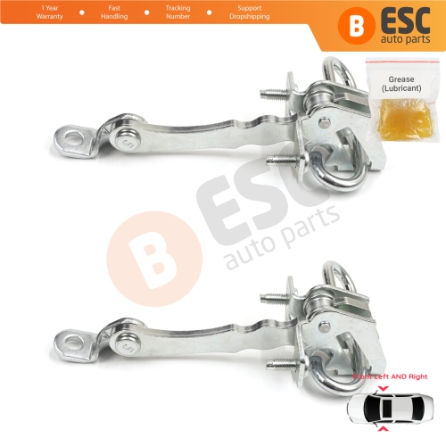 2 Pieces Front Door Hinge Stop Check Strap Limiter for Alfa Romeo 147 2001-2010 GT 937 2003-2010 50512115
