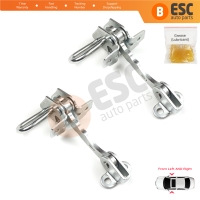 2 Pieces Front Door Hinge Stop Check Strap Limiter for Fiat Punto MK2 188 5-Door 1999-2012 51754186