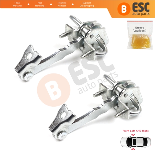 2 Pieces Front Door Hinge Stop Check Strap Limiter for Fiat 500 500C 500/595/695 Abarth 51782989