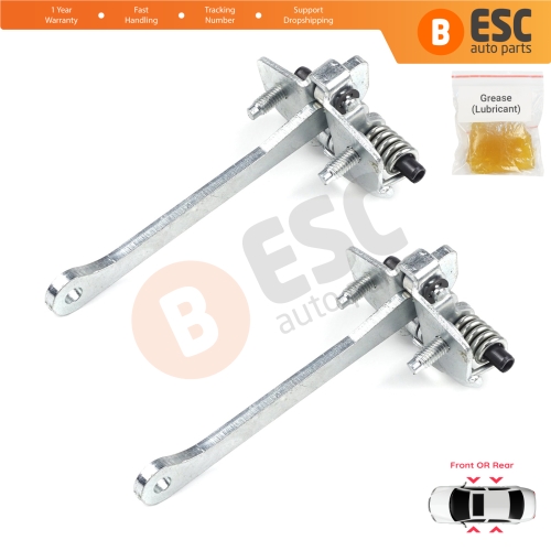 2 Pieces Front Rear Door Hinge Stop Check Strap Limiter for Renault 9 11 7702255777