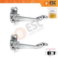 2 Pieces Front Door Hinge Stop Check Strap Limiter for Renault Kangoo MK1 Espace MK2 7700303548  