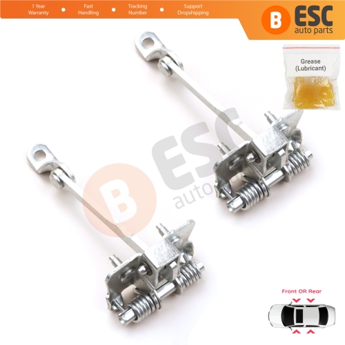 2 Pieces Front or Rear Left Right Door Hinge Stop Check Strap Limiter for Renault Dacia Duster Logan MK1 804305879R
