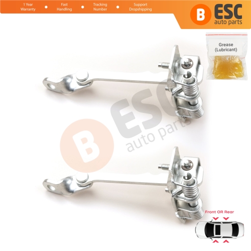 2 Pieces Front or Rear Left Right Door Hinge Stop Check Strap Limiter for Renault Dacia Duster Logan MK1 804305879R