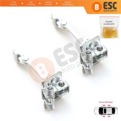 2 Pieces Front or Rear Left Right Door Hinge Stop Check Strap Limiter for Renault Dacia Duster Logan MK1 804305879R