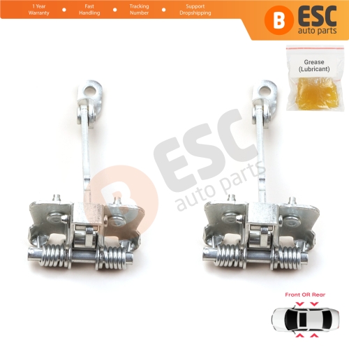 2 Pieces Front or Rear Left Right Door Hinge Stop Check Strap Limiter for Renault Dacia Duster Logan MK1 804305879R