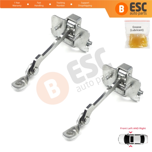 2 Pieces Front Door Hinge Stop Check Strap Limiter for Renault Laguna MK1 X56 1993-2001 7700424784 