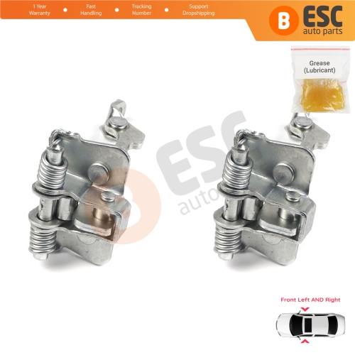 2 Pieces Front Door Hinge Stop Check Strap Limiter for Renault Laguna MK1 X56 1993-2001 7700424784 