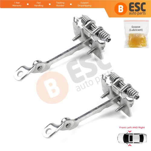 2 Pieces Front Door Hinge Stop Check Strap Limiter for Renault Laguna MK1 X56 1993-2001 7700424784 