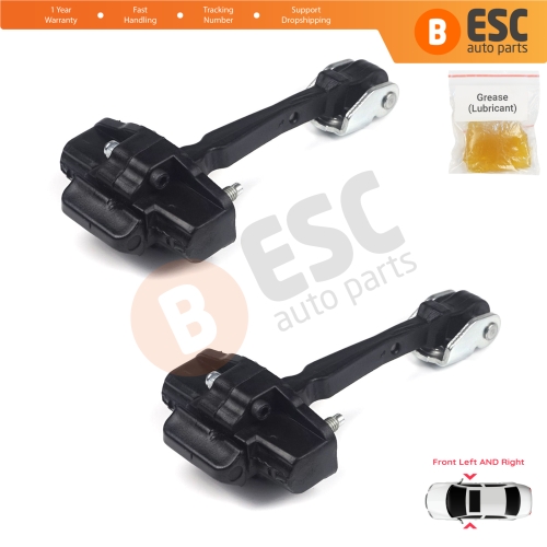 2 Pieces Front Door Hinge Stop Check Strap Limiter for Renault Dacia Lodgy Dokker 2012-2022 804304825R