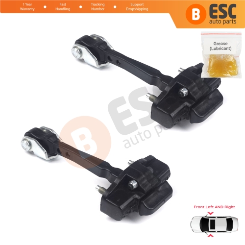 2 Pieces Front Door Hinge Stop Check Strap Limiter for Renault Dacia Lodgy Dokker 2012-2022 804304825R