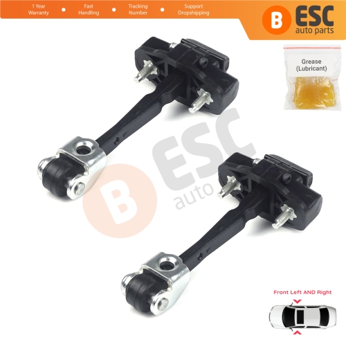 2 Pieces Front Door Hinge Stop Check Strap Limiter for Renault Dacia Lodgy Dokker 2012-2022 804304825R