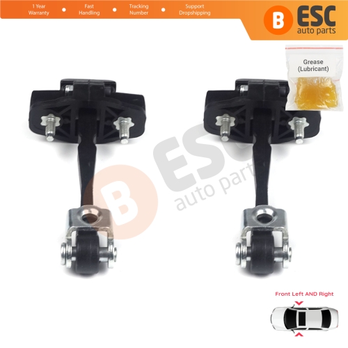 2 Pieces Front Door Hinge Stop Check Strap Limiter for Renault Dacia Lodgy Dokker 2012-2022 804304825R