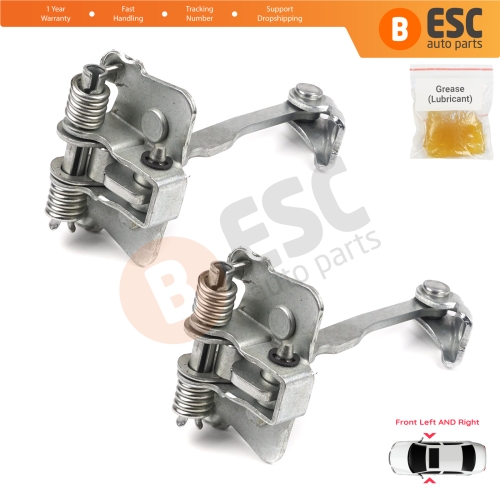 2 Pieces Front Door Hinge Stop Check Strap Limiter for Renault Dacia Sandero Logan Duster MK2 804302559R 