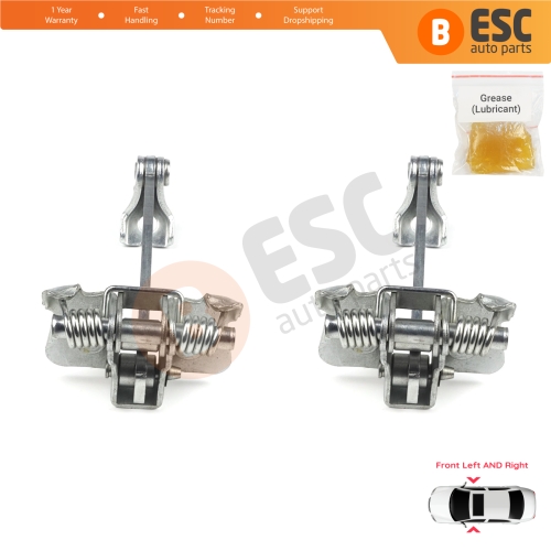 2 Pieces Front Door Hinge Stop Check Strap Limiter for Renault Dacia Sandero Logan Duster MK2 804302559R 