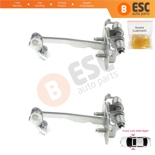 2 Pieces Front Door Hinge Stop Check Strap Limiter for Renault Dacia Sandero Logan Duster MK2 804302559R 