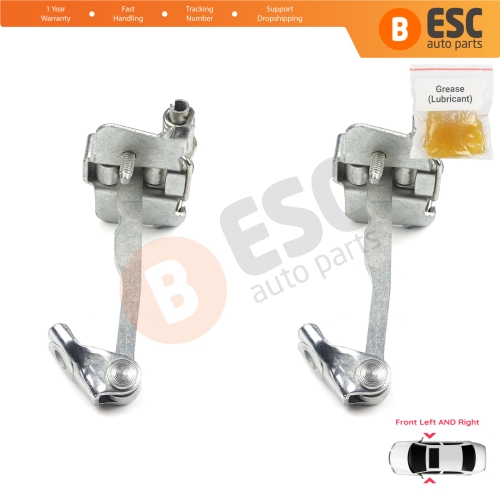 2 Pieces Front Door Hinge Stop Check Strap Limiter for Renault Dacia Sandero Logan Duster MK2 804302559R 