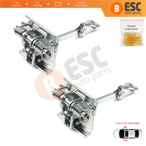 2 Pieces Front Door Hinge Stop Check Strap Limiter for Peugeot 307 Hatch CC SW Break Estate 9181G7