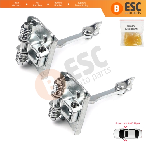 2 Pieces Front Door Hinge Stop Check Strap Limiter for Peugeot 307 Hatch CC SW Break Estate 9181G7