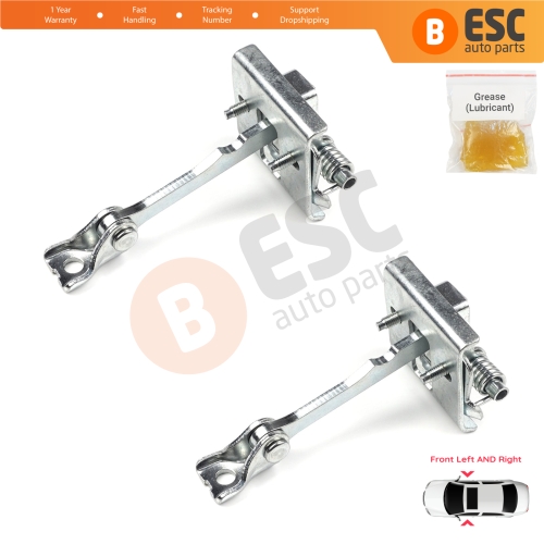 2 Pieces Front Door Hinge Stop Check Strap Limiter for Peugeot 307 Hatch CC SW Break Estate 9181G7