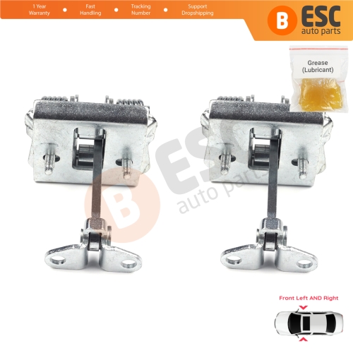 2 Pieces Front Door Hinge Stop Check Strap Limiter for Peugeot Partner Citroen Berlingo MK1 1996-2008 9181G4