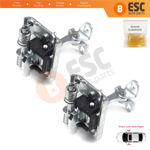 2 Pieces Front Door Hinge Stop Check Strap Limiter for Peugeot Partner Citroen Berlingo MK1 1996-2008 9181G4