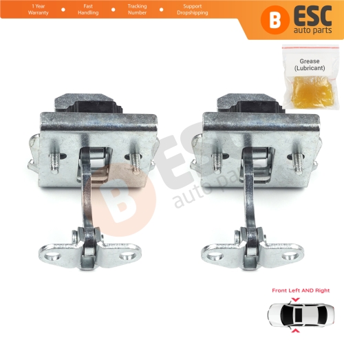 2 Pieces Front Door Hinge Stop Check Strap Limiter for Peugeot Partner Citroen Berlingo MK1 1996-2008 9181G4