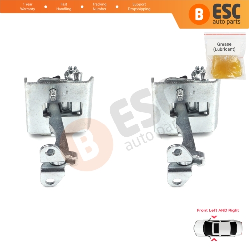 2 Pieces Front Door Hinge Stop Check Strap Limiter for Peugeot Partner Citroen Berlingo MK1 1996-2008 9181G4