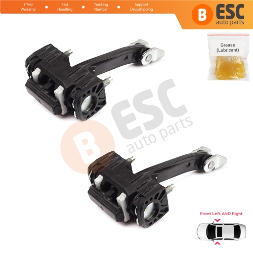 2 Pieces Front Door Hinge Stop Check Strap Limiter for Peugeot 407 6E 6D 2004-2011 4/5 Door 9181J0 