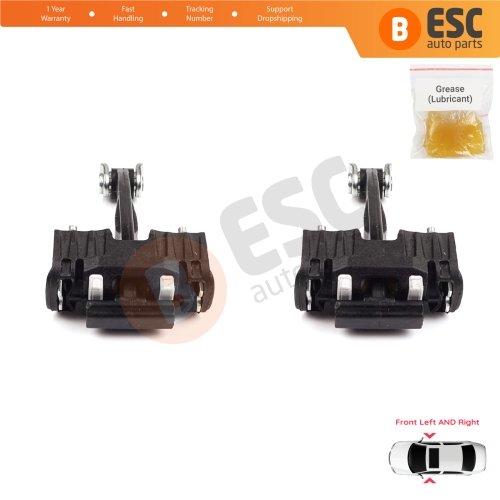 2 Pieces Front Door Hinge Stop Check Strap Limiter for Peugeot 407 6E 6D 2004-2011 4/5 Door 9181J0 