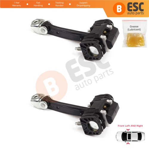 2 Pieces Front Door Hinge Stop Check Strap Limiter for Peugeot 407 6E 6D 2004-2011 4/5 Door 9181J0 