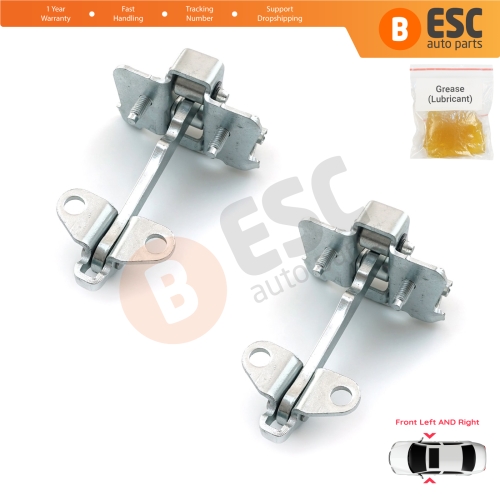 2 Pieces Front Door Hinge Stop Check Strap Limiter for Peugeot 106 Citroen Saxo 3/5 Door 9181C2