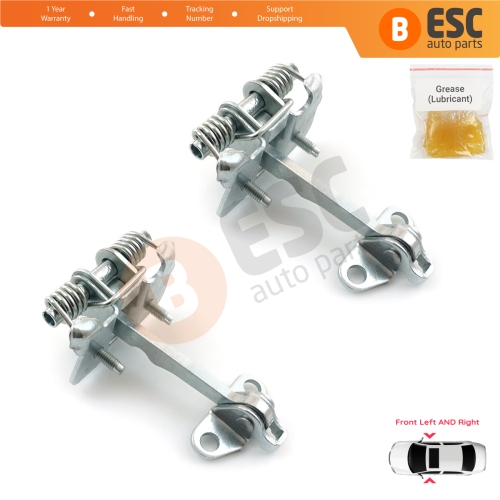 2 Pieces Front Door Hinge Stop Check Strap Limiter for Peugeot 106 Citroen Saxo 3/5 Door 9181C2