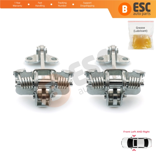 2 Pieces Front Door Hinge Stop Check Strap Limiter for Peugeot 106 Citroen Saxo 3/5 Door 9181C2