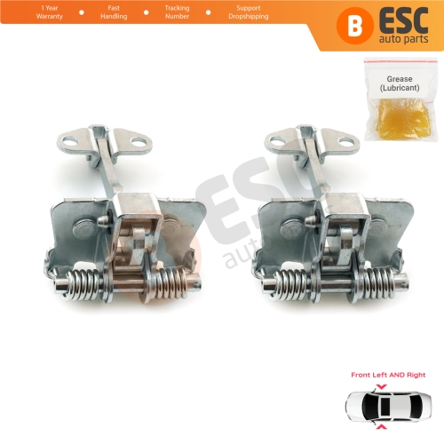2 Pieces Front Door Hinge Stop Check Strap Limiter for Peugeot 106 Citroen Saxo 3/5 Door 9181C2
