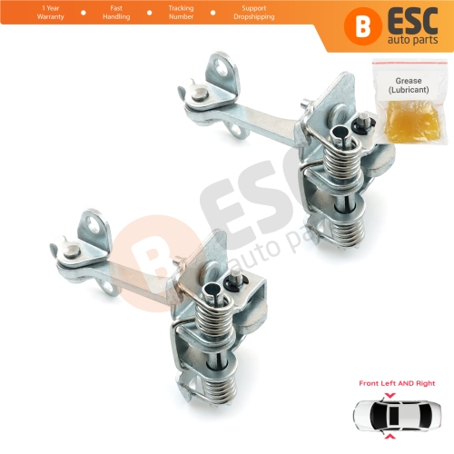 2 Pieces Front Door Hinge Stop Check Strap Limiter for Peugeot 106 Citroen Saxo 3/5 Door 9181C2