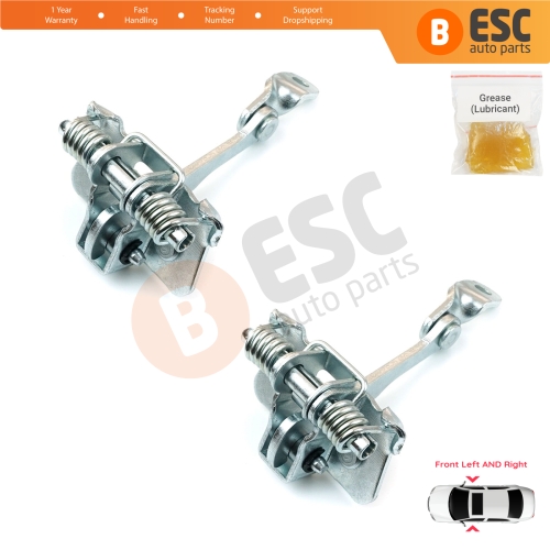 2 Pieces Front Door Hinge Stop Check Strap Limiter for Citroen C3 MK1 MK2 2002-2016 9181H1