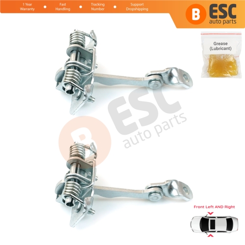 2 Pieces Front Door Hinge Stop Check Strap Limiter for Citroen C3 MK1 MK2 2002-2016 9181H1