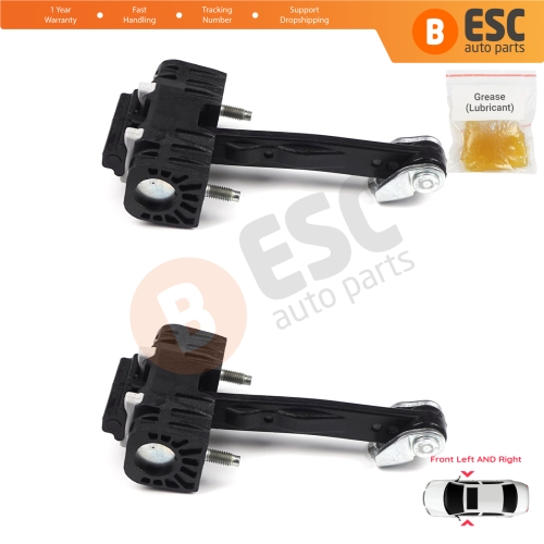 2 Pieces Front Door Hinge Stop Check Strap Limiter for Citroen C4 MK1 2004-2011 Picasso MK1 9181H9